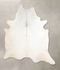 Ivory with Beige XX-Large Brazilian Cowhide Rug 8'1