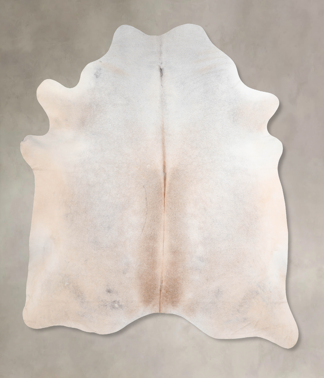 Grey with Beige XX-Large Brazilian Cowhide Rug 7'8"H x 6'8"W #A31495 b