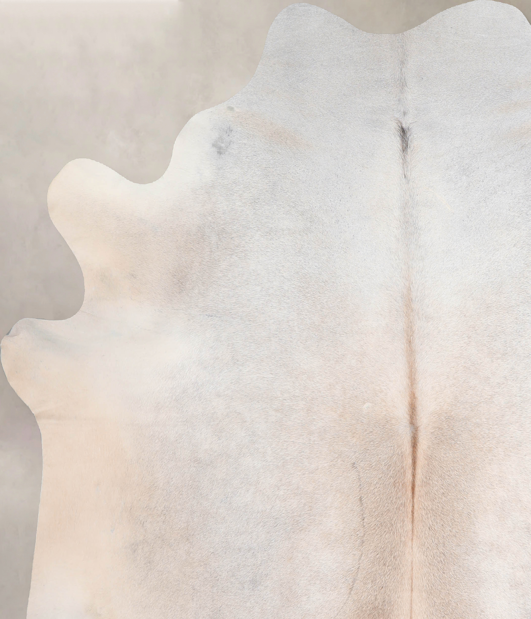 Grey with Beige XX-Large Brazilian Cowhide Rug 7'8"H x 6'8"W #A31495 b