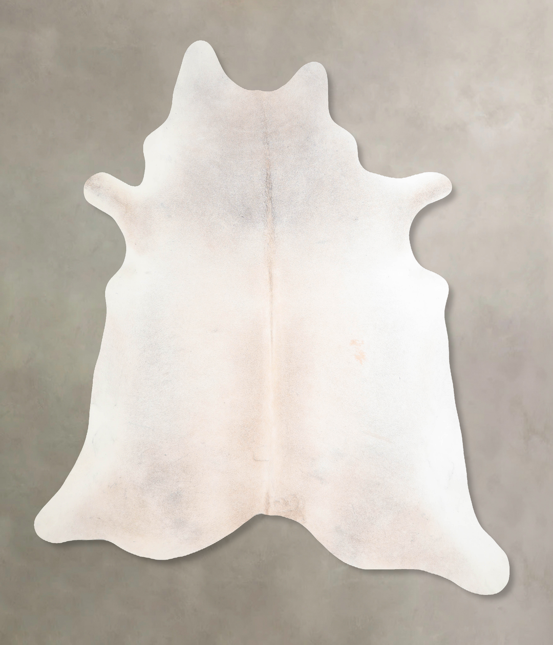 Grey with Beige X-Large Brazilian Cowhide Rug 7'2"H x 6'7"W #A31517 by
