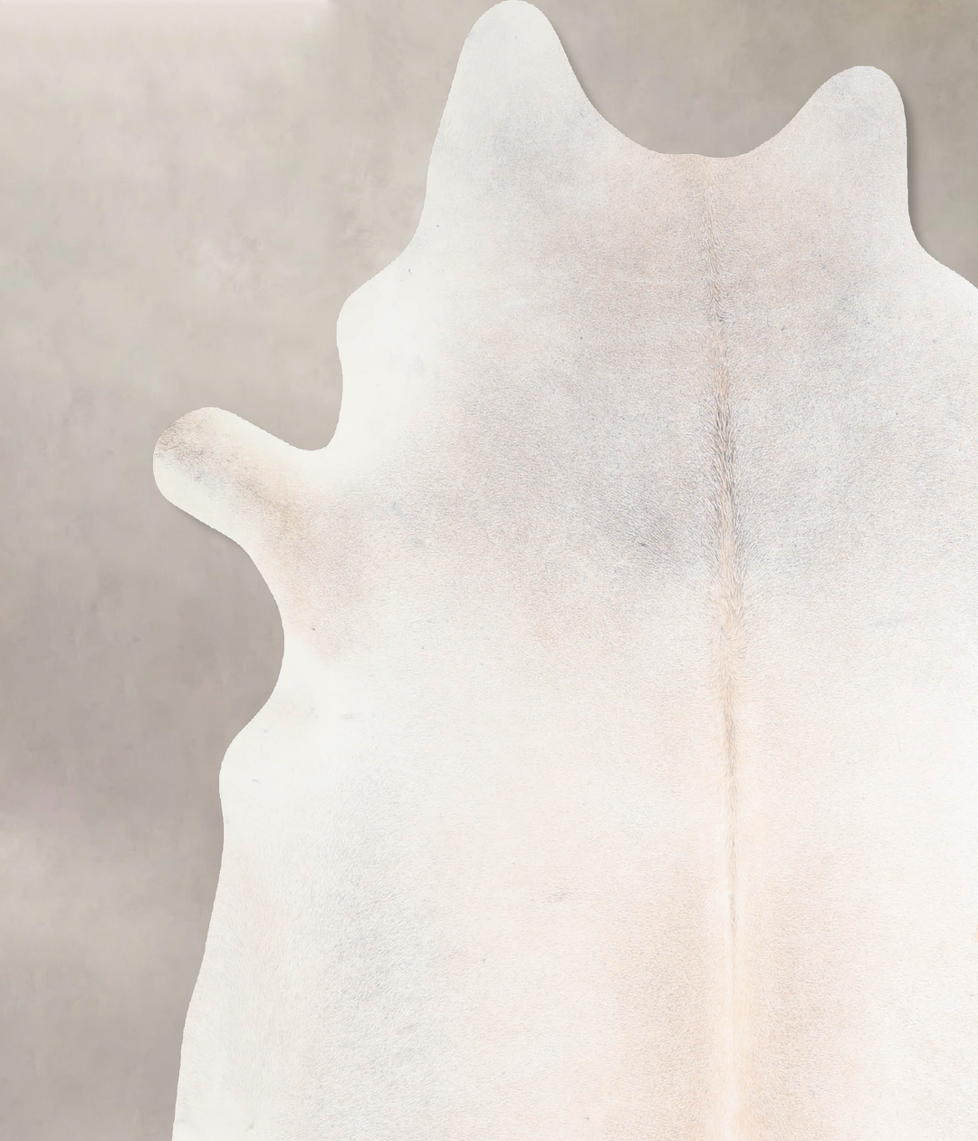 Grey with Beige X-Large Brazilian Cowhide Rug 7'2"H x 6'7"W #A31517 by