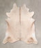 Champagne XX-Large Brazilian Cowhide Rug 7'5