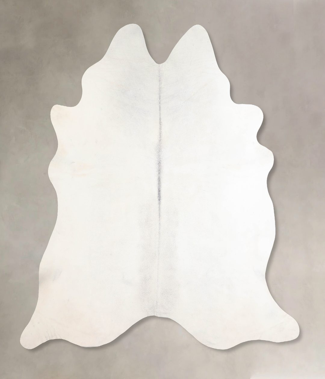 Light Grey X-Large Brazilian Cowhide Rug 7'3"H x 6'11"W #A31557 by Hud