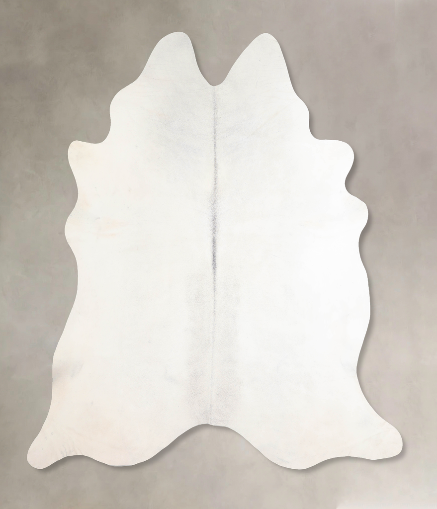 Light Grey X-Large Brazilian Cowhide Rug 7'3"H x 6'11"W #A31557 by Hudson Hides