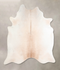 Ivory with Beige X-Large Brazilian Cowhide Rug 7'2