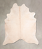 Ivory with Beige X-Large Brazilian Cowhide Rug 7'5