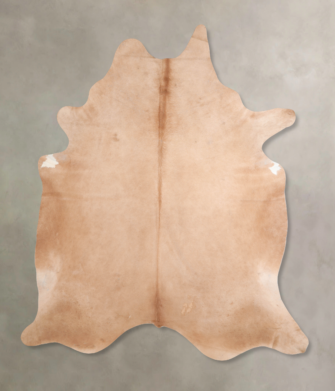 Beige XX-Large Brazilian Cowhide Rug 8'2"H x 6'11"W #A31593 by Hudson 
