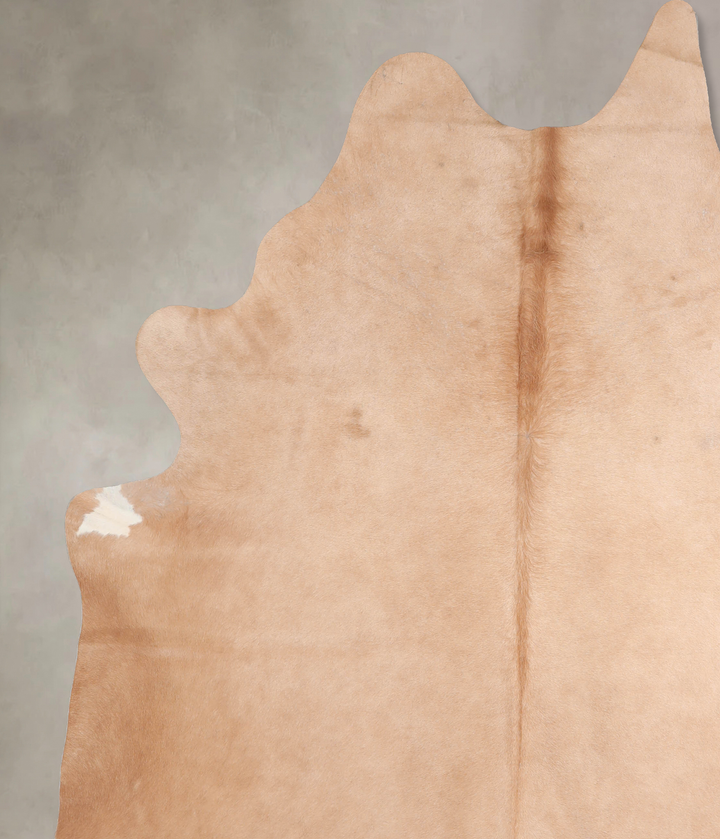 Beige XX-Large Brazilian Cowhide Rug 8'2"H x 6'11"W #A31593 by Hudson Hides