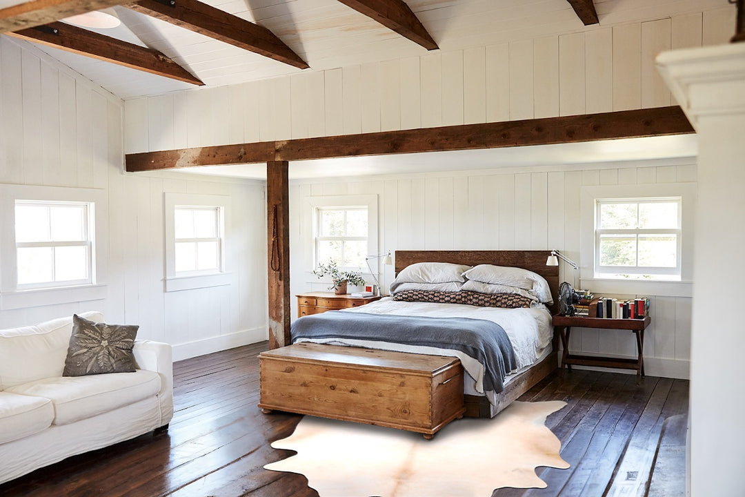 Palomino X-Large Brazilian Cowhide Rug 6'9"H x 6'9"W #A31615 by Hudson