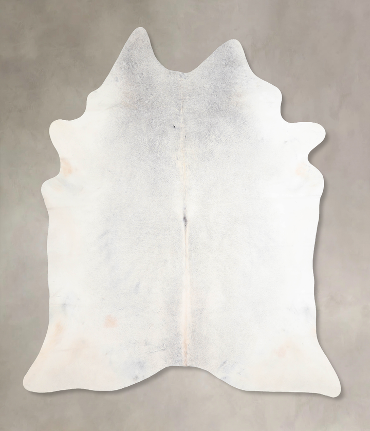 Light Grey X-Large Brazilian Cowhide Rug 7'3"H x 6'7"W #A31627 by Hudson Hides