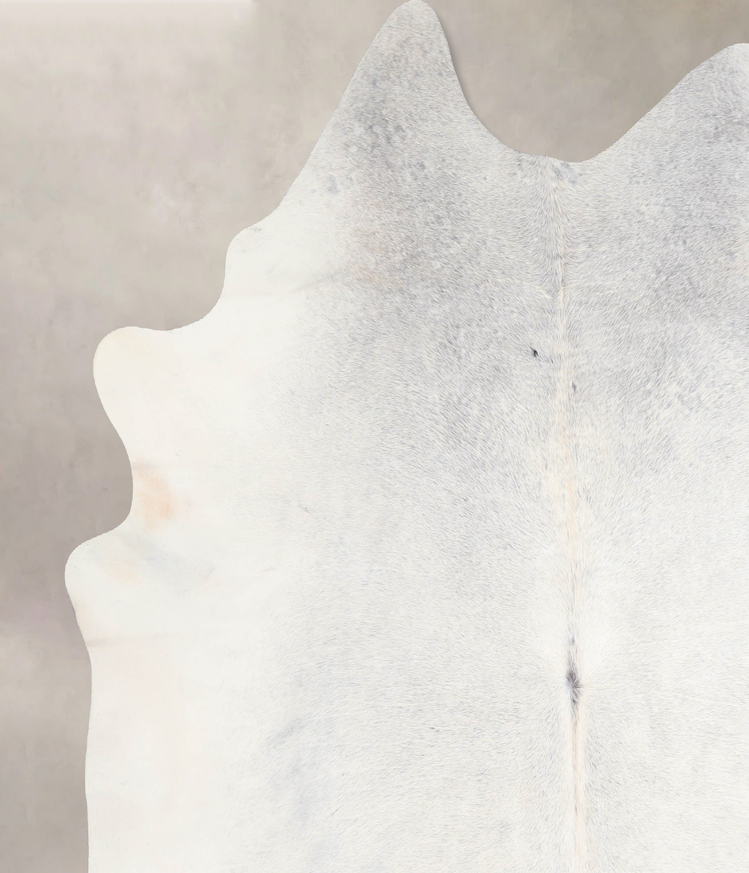 Light Grey X-Large Brazilian Cowhide Rug 7'3"H x 6'7"W #A31627 by Huds