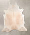 Beige XX-Large Brazilian Cowhide Rug 8'8