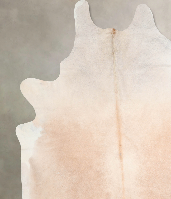 Beige XX-Large Brazilian Cowhide Rug 8'8"H x 7'6"W #A31669 by Hudson Hides