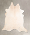 Ivory with Beige XX-Large Brazilian Cowhide Rug 8'1