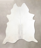 Light Grey XX-Large Brazilian Cowhide Rug 7'8"H x 7'0"W #A31692 by Hudson Hides