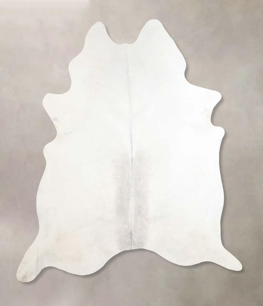 Light Grey XX-Large Brazilian Cowhide Rug 7'8"H x 7'0"W #A31692 by Hudson Hides