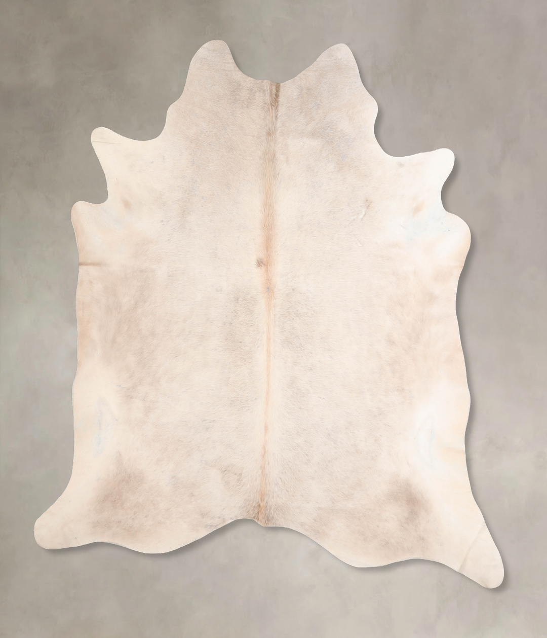 Beige X-Large Brazilian Cowhide Rug 6'11"H x 6'8"W #A31721 by Hudson H