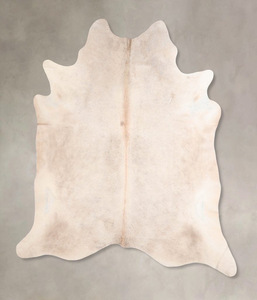 Beige X-Large Brazilian Cowhide Rug 6'11"H x 6'8"W #A31721 by Hudson Hides