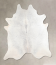 Medium Grey XX-Large Brazilian Cowhide Rug 8'4"H x 7'7"W #A31756 by Hudson Hides