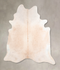 Ivory with Beige XX-Large Brazilian Cowhide Rug 7'5