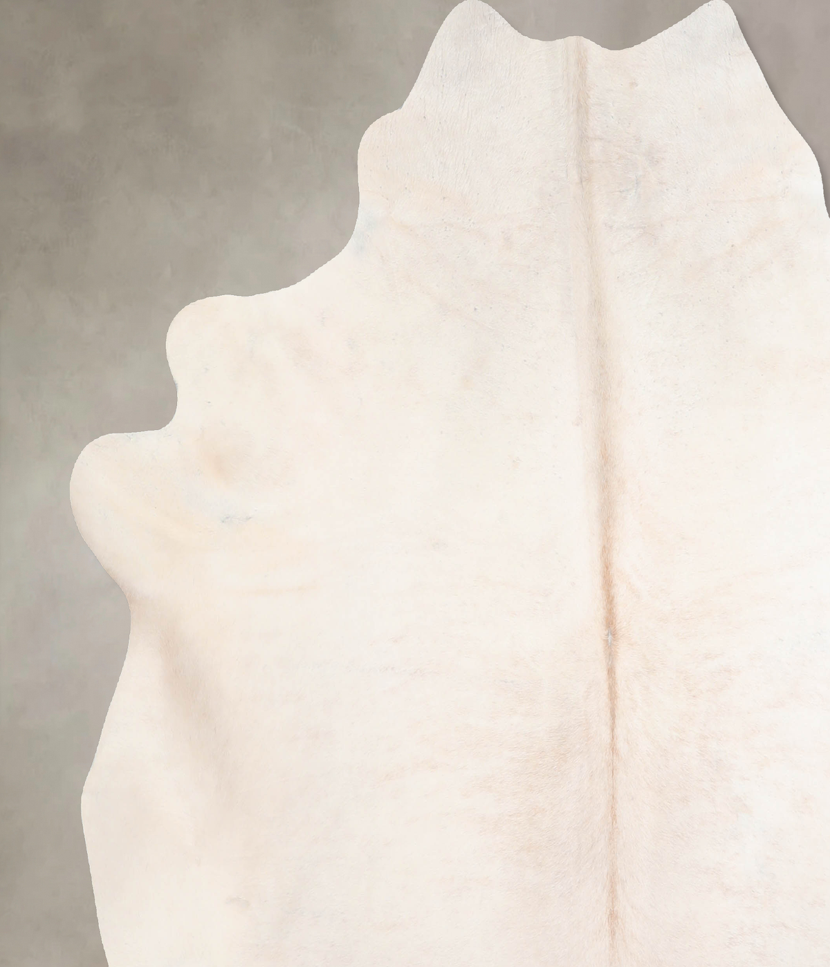 Ivory with Beige X-Large Brazilian Cowhide Rug 6'8"H x 6'7"W #A31782 by Hudson Hides