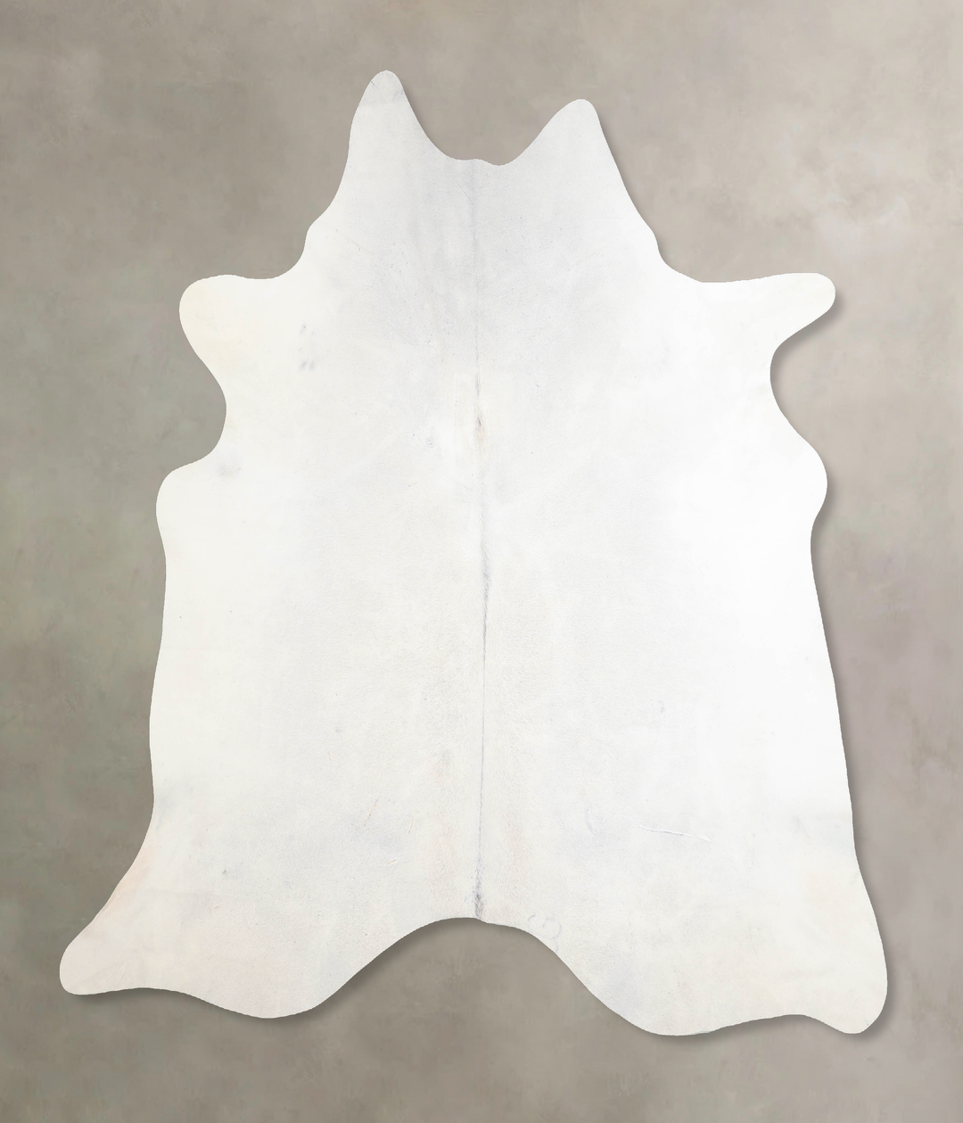 Light Grey X-Large Brazilian Cowhide Rug 7'2"H x 6'11"W #A31798 by Hud