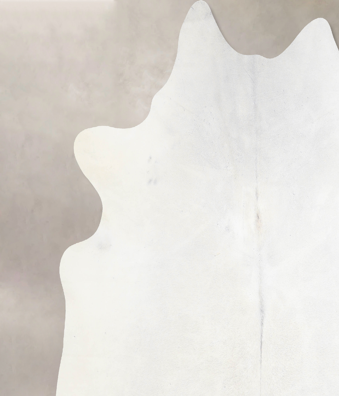 Light Grey X-Large Brazilian Cowhide Rug 7'2"H x 6'11"W #A31798 by Hud