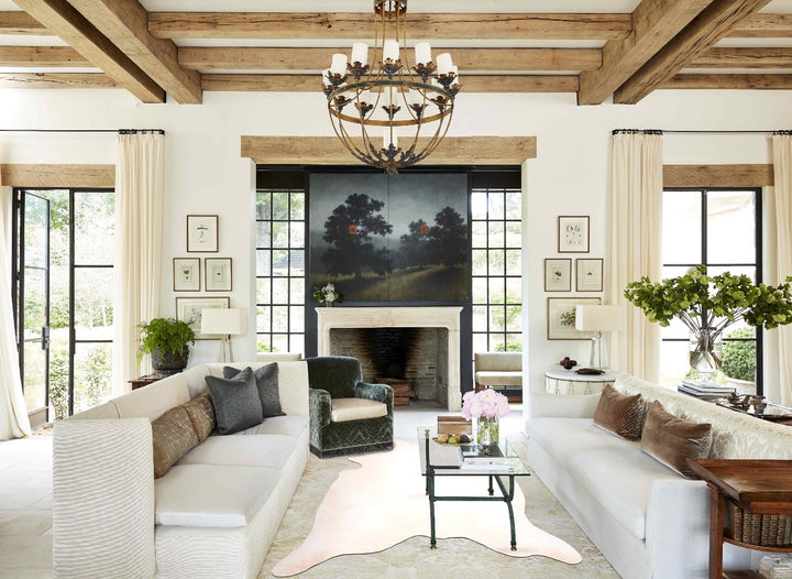 Palomino X-Large Brazilian Cowhide Rug 6'11"H x 6'1"W #A31803 by Hudson Hides