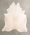 Ivory with Beige XX-Large Brazilian Cowhide Rug 7'4
