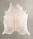 Grey with Beige XX-Large Brazilian Cowhide Rug 7'9"H x 6'10"W #A31859 by Hudson Hides