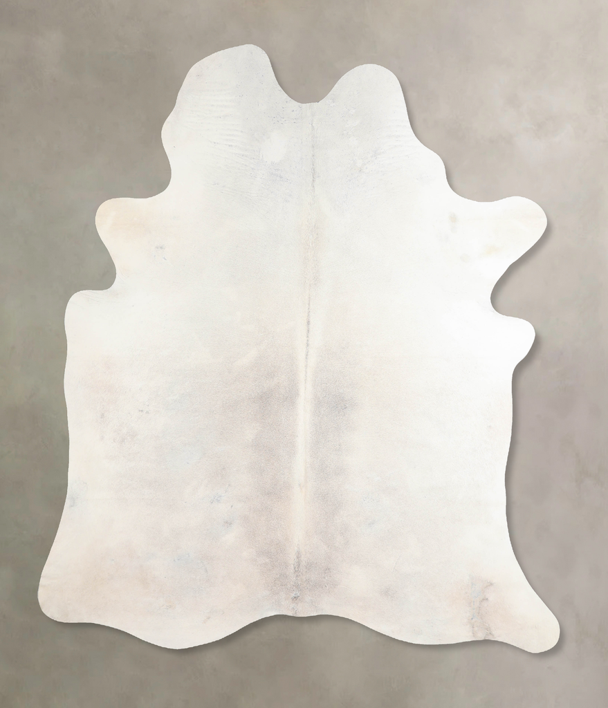 Light Grey X-Large Brazilian Cowhide Rug 7'1"H x 5'9"W #A31863 by Hudson Hides
