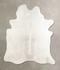 Light Grey X-Large Brazilian Cowhide Rug 7'1