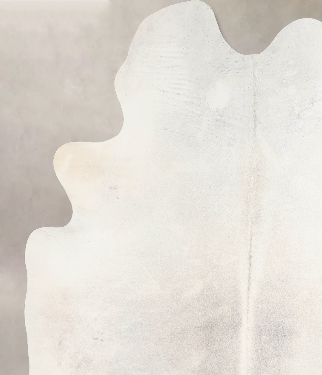 Light Grey X-Large Brazilian Cowhide Rug 7'1"H x 5'9"W #A31863 by Huds