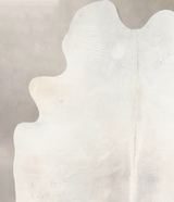 Light Grey X-Large Brazilian Cowhide Rug 7'1"H x 5'9"W #A31863 by Hudson Hides