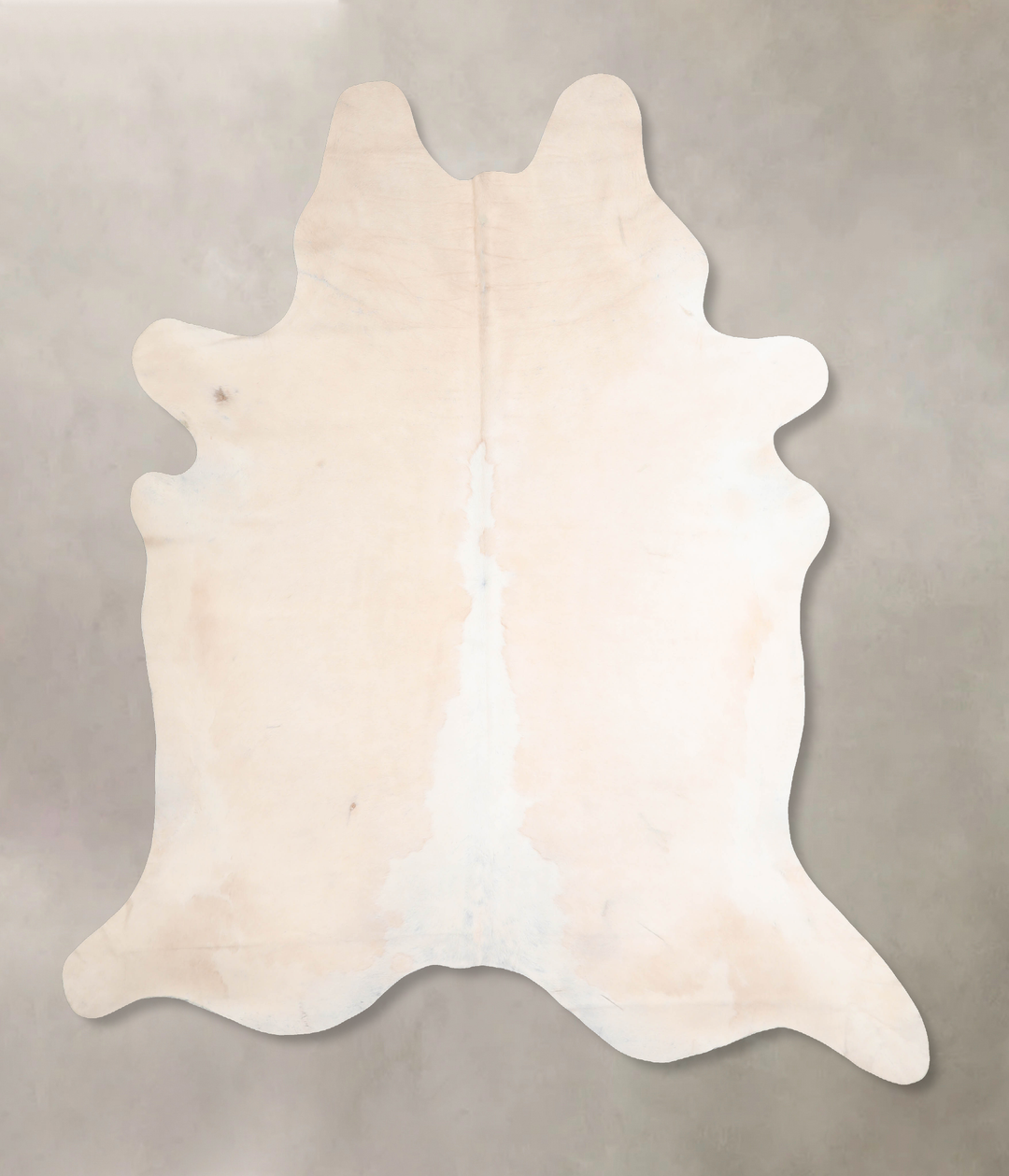 Beige XX-Large Brazilian Cowhide Rug 8'1"H x 7'5"W #A31876 by Hudson H