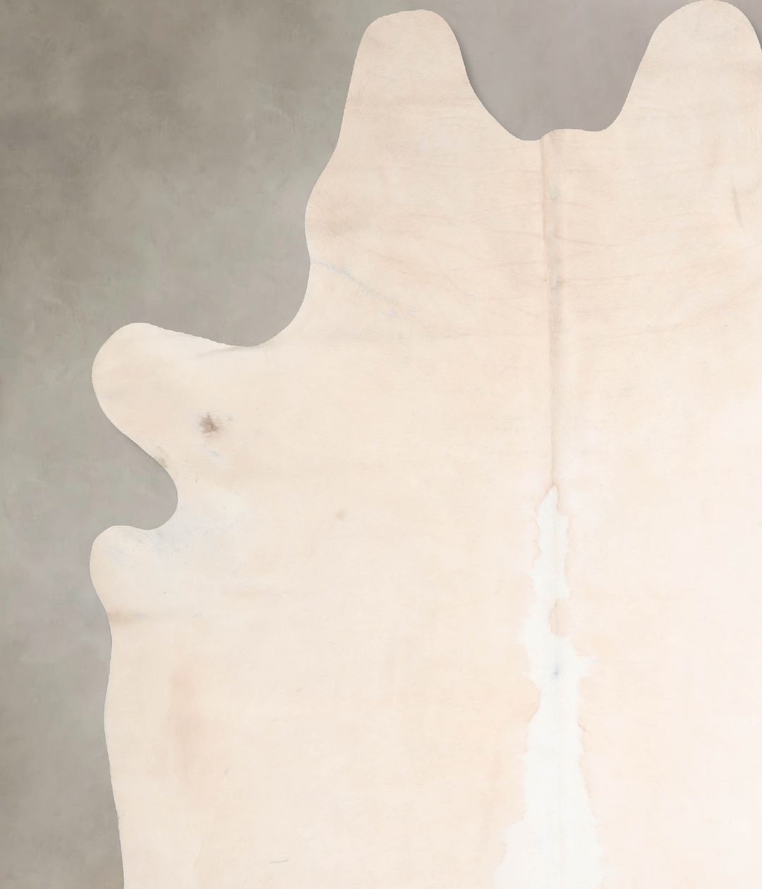 Beige XX-Large Brazilian Cowhide Rug 8'1"H x 7'5"W #A31876 by Hudson H