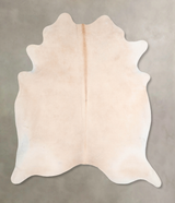 Beige XX-Large Brazilian Cowhide Rug 7'10"H x 6'10"W #A31944 by Hudson Hides
