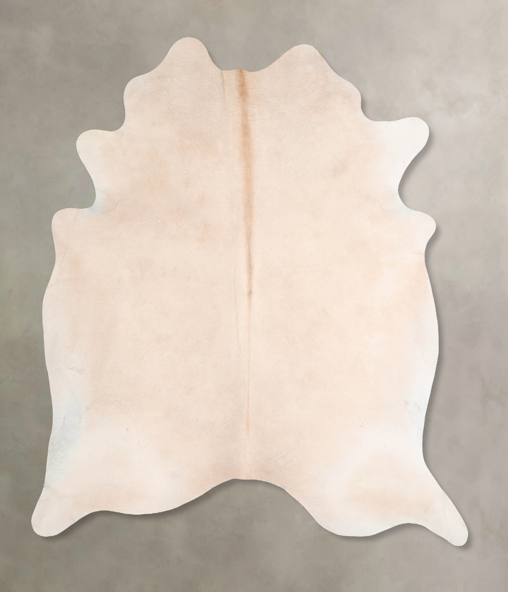 Beige XX-Large Brazilian Cowhide Rug 7'10"H x 6'10"W #A31944 by Hudson Hides