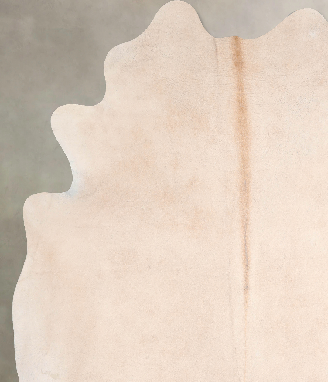 Beige XX-Large Brazilian Cowhide Rug 7'10"H x 6'10"W #A31944 by Hudson