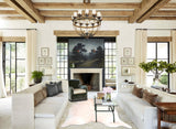 Beige XX-Large Brazilian Cowhide Rug 7'10"H x 6'10"W #A31944 by Hudson Hides