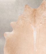 Beige XX-Large Brazilian Cowhide Rug 7'9"H x 6'7"W #A31948 by Hudson Hides