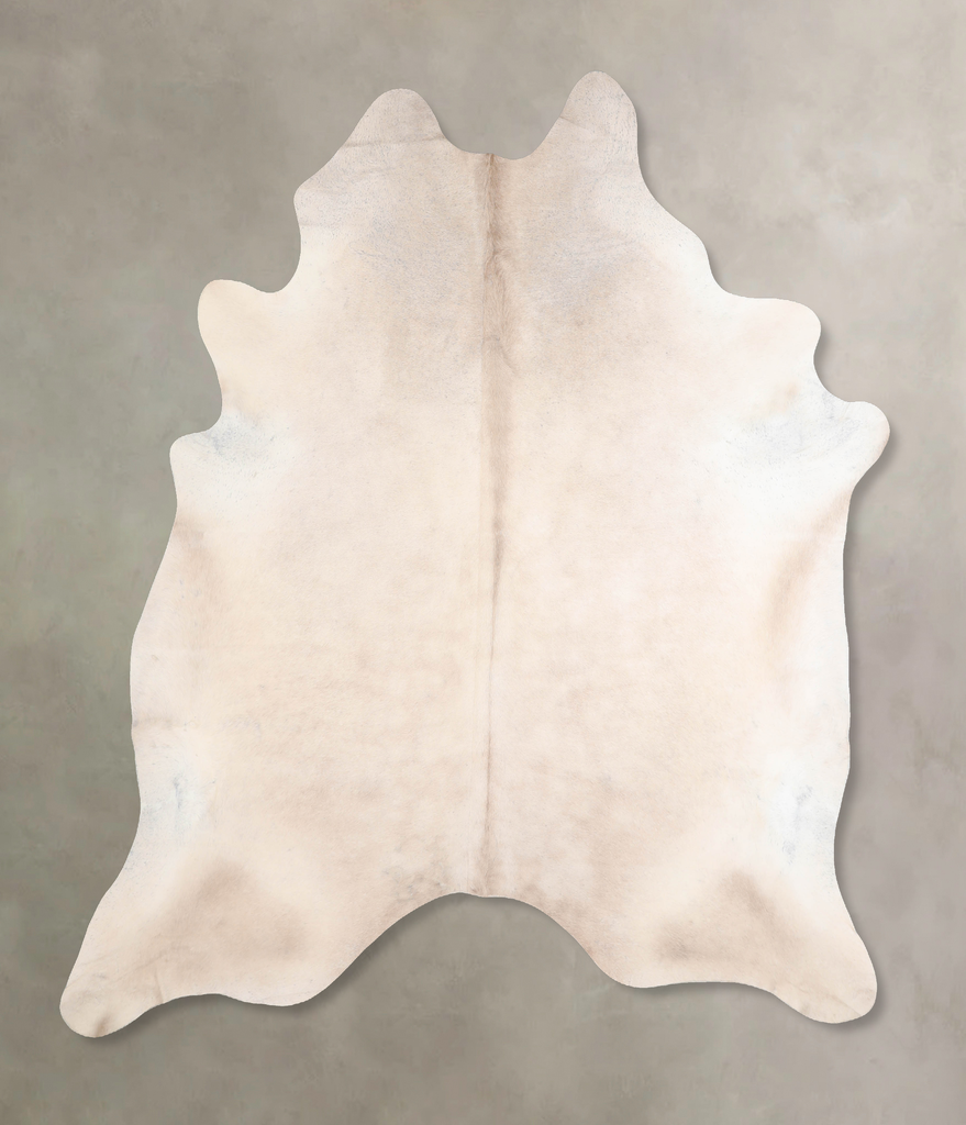 Champagne XX-Large Brazilian Cowhide Rug 8'0"H x 6'7"W #A31959 by Hudson Hides