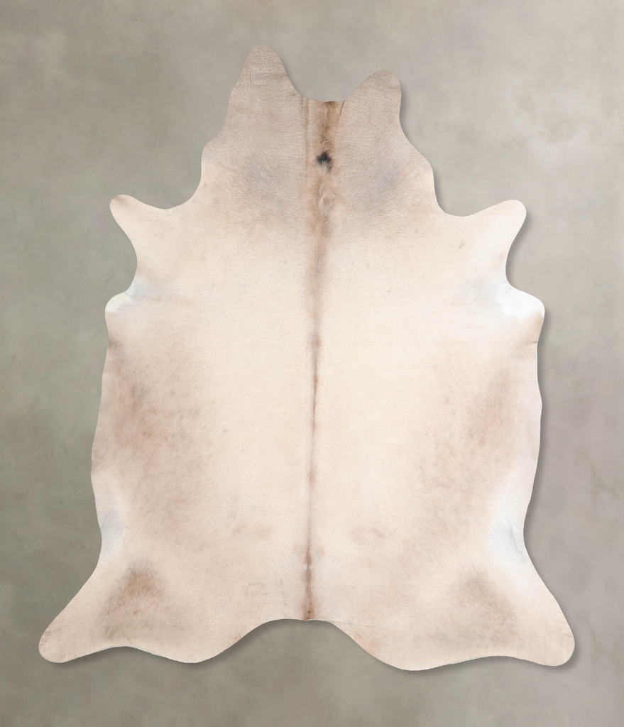 Champagne XX-Large Brazilian Cowhide Rug 7'6"H x 6'8"W #A31967 by Hudson Hides