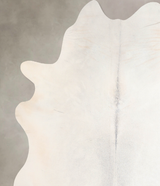 Light Grey X-Large Brazilian Cowhide Rug 7'1"H x 6'10"W #A31972 by Hudson Hides