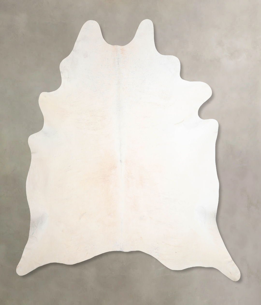 Ivory with Beige XX-Large Brazilian Cowhide Rug 8'1"H x 7'6"W #A32007 