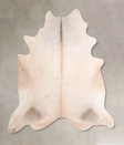 Champagne XX-Large Brazilian Cowhide Rug 7'11"H x 7'6"W #A32018 by Hudson Hides