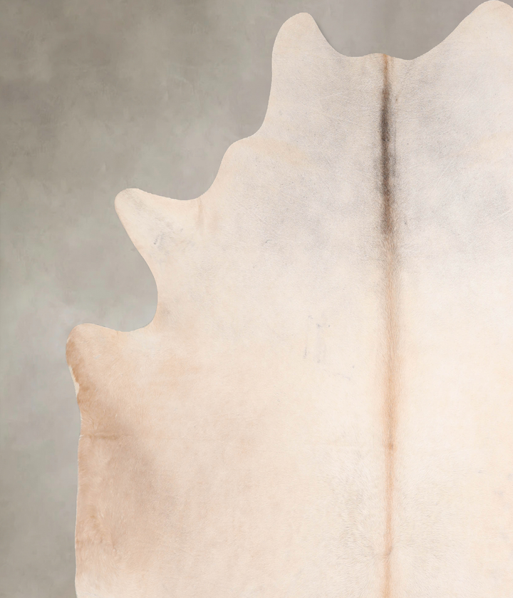 Champagne XX-Large Brazilian Cowhide Rug 7'11"H x 7'6"W #A32018 by Hudson Hides