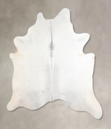 Light Grey XX-Large Brazilian Cowhide Rug 7'8"H x 6'9"W #A32027 by Hudson Hides