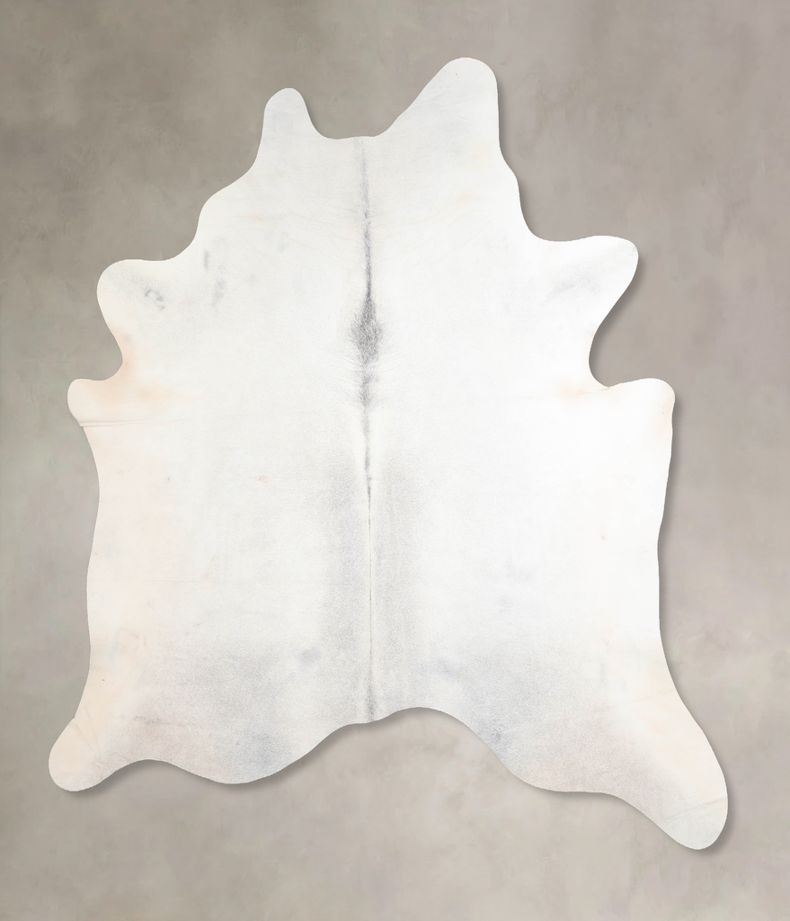 Light Grey XX-Large Brazilian Cowhide Rug 7'8"H x 6'9"W #A32027 by Hudson Hides