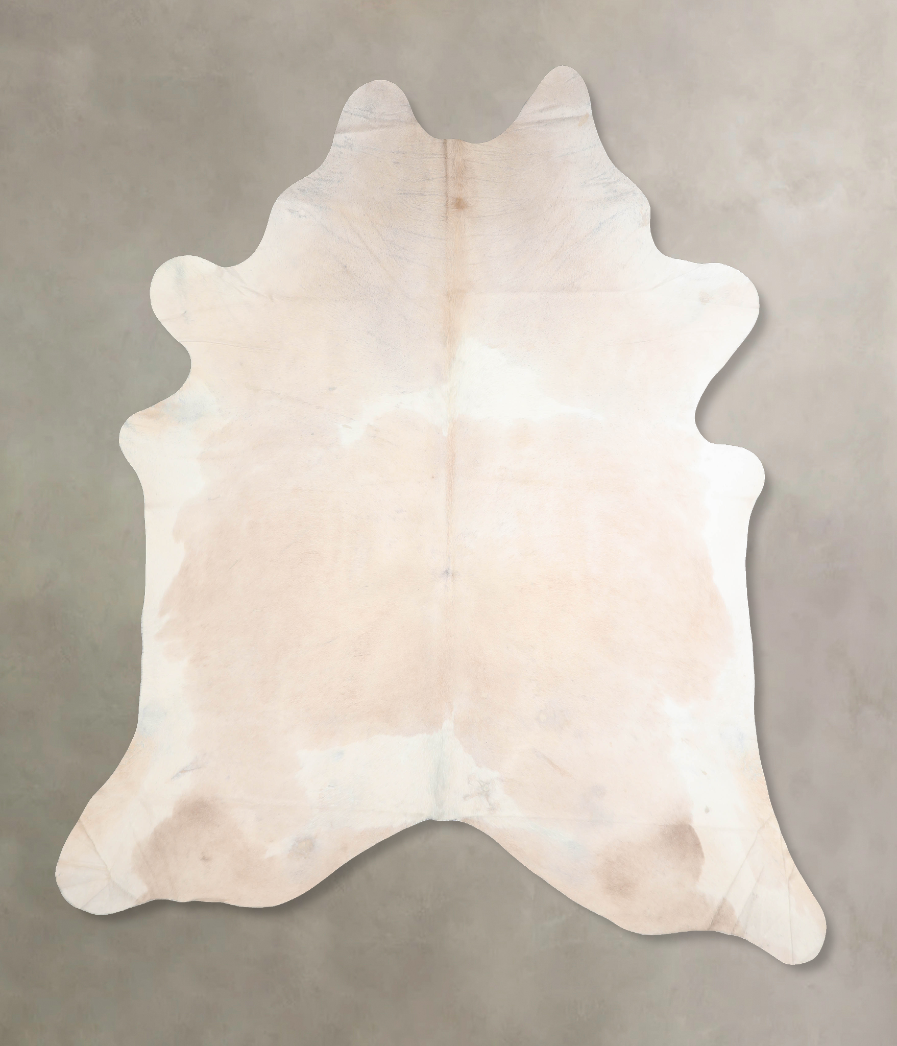 Beige and White Cowhide Rug #A32064